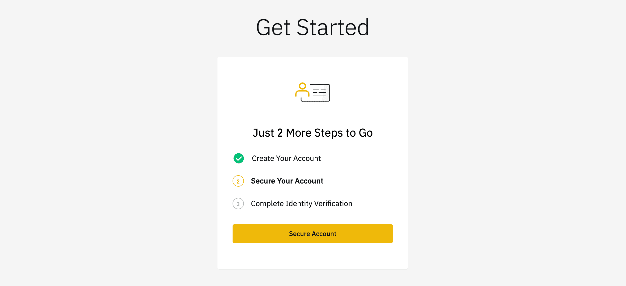 Binance verification process